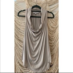 Super soft t-back tank with scoop neck